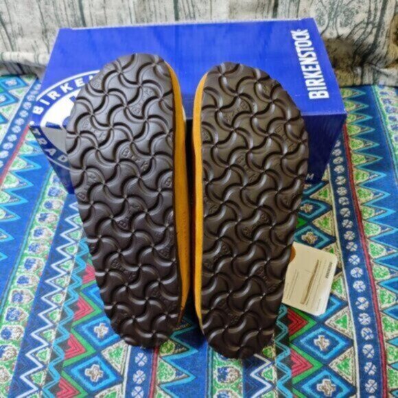 Birkenstock Boston Suede Leather Clogs Sandals - Picture 4 of 5